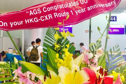 CONGRATULATIONS ON 1ST ANNIVERSARY OF CXR-HKG ROUTE BY HONGKONG EXPRESS
